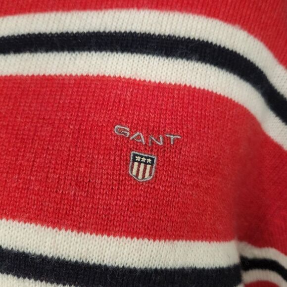 Gant Men's Polo Stripe Knit Sweater - Picture 6 of 9